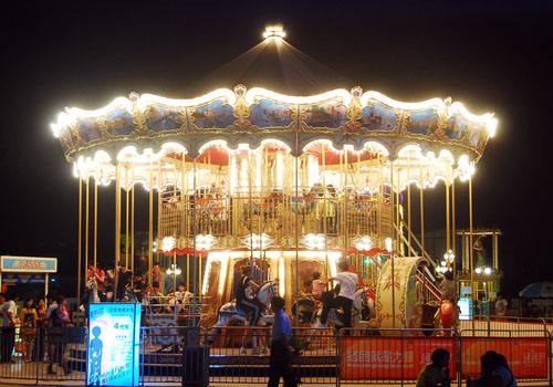 滁州景区大型儿童游乐场设备旋转木马户外豪华转马电玩具广场摆摊创业