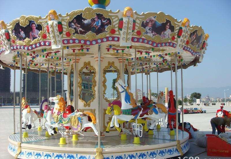滁州大型游乐设备旋转木马儿童乐园转马景区公园赚钱项目木马户外设施